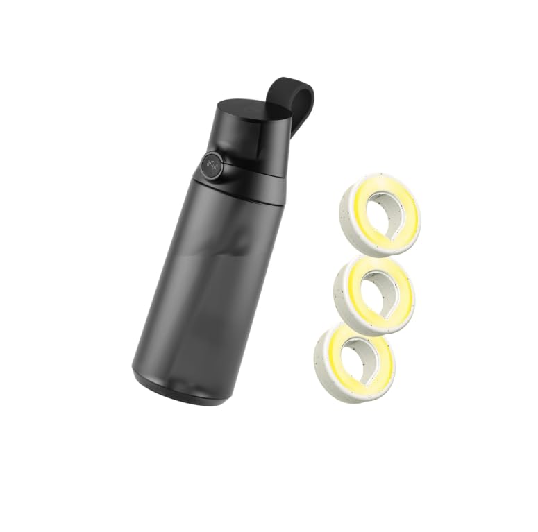 Gourde Airarupu Original Click bouteille eau réutilisable noire