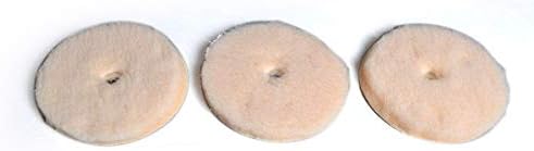 Replacement Part For Electrolux Pol/Shamp Vacuum Cleaner 3 Set Lambswool Pads with Snaps # compare to part 26-3800-05