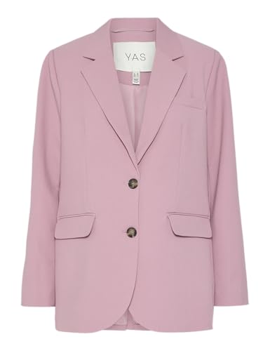 Blazer femme lilas Y.A.S Yasreemaj veste tailleur chic taille 44 manches longues