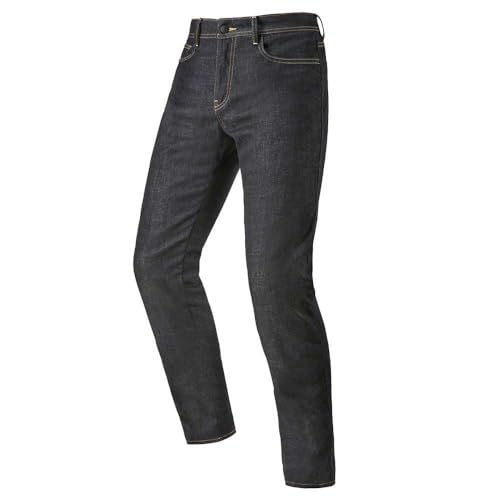 Image of Alpinestars Cult-8 Stretch Denim Motorcycle Textile Pants, dark blue, 36