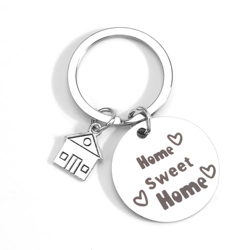 New Home Keychain, Personalised Gifts for Women, First Home Keyring, Friendship Keyring, Couples Gifts