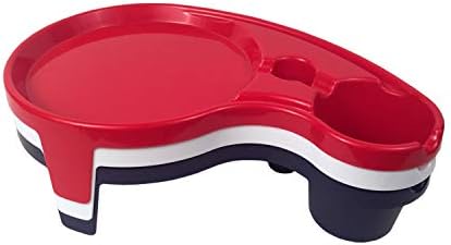 The Original Party Pal Plate and Utensil, 3-Pack, Red/White/Navy
