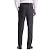 Kenneth Cole Reaction Men's Techni-Cole Mini Check Modern Fit Flat Front Dress Pant, Charcoal, 34Wx30L