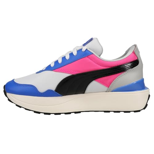 PUMA Kids Girls Cruise Rider Silky Sneakers Shoes Casual - Blue, White - Size 5.5 M3