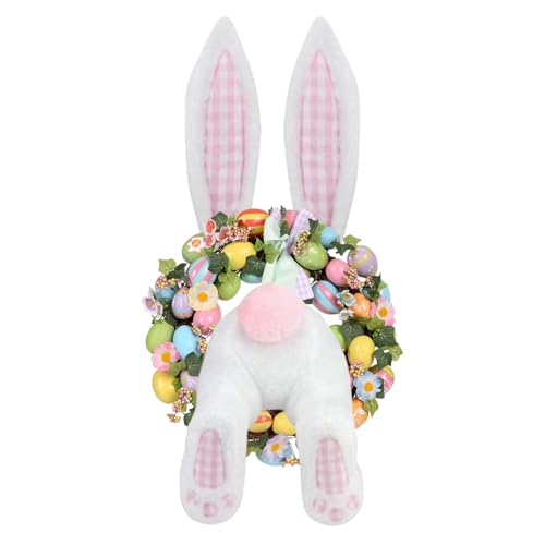 Coniglio per Corona di Pasqua - Segnale di benvenuto artigianale - Accessorio da appendere per Corona di Pasqua - Decorazione per porta parete casa festa primavera