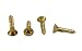 #6 x 5/8" Solid Brass Flat Head Philips Wood Screw (1/2" to 1-1/2" in Listing), 100 Pack (#6 x 5/8")