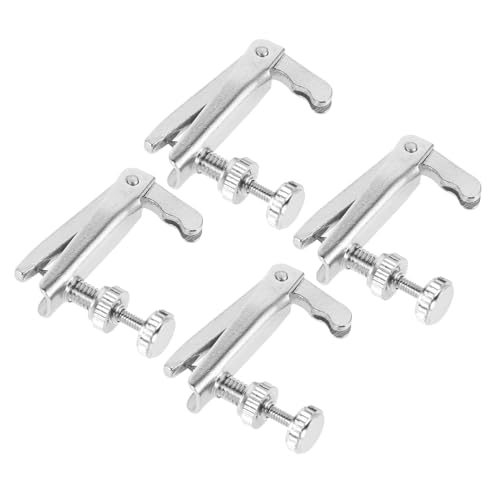 ERINGOGO 4個小提琴器 微用調音器 色設計 用 耐久性に優れた楽器アクセサリ