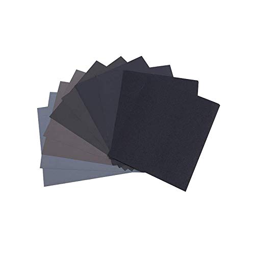 Woodworking 24 Center Find Paper 36 Sheets 3 Paper Sandpaper Types Set Sheets 12 Each of File Tools & Home Improvement (black, One Size)