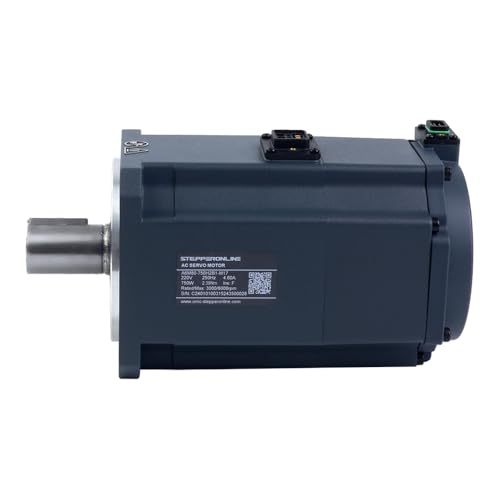 STEPPERONLINE AC Servomotor kit EtherCAT A6 Serie 750W Servomotor 3000rpm 2,39Nm mit Bremse 17 Bit Absolutwertgeber IP67 + 750W EtherCAT AC Servomotortreiber+ 3.0M Kabels