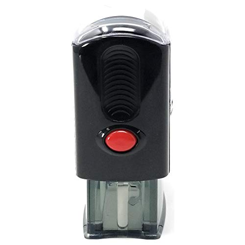 Custom Self Inking Rubber Stamp - 1 Line (Red) #TOP1