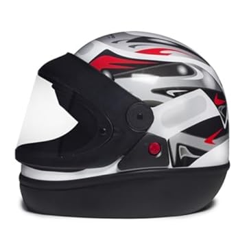 Capacete Masculino é Feminino San Marino Grafic Branco Original (58)