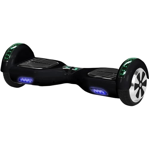 Robway Hoverboard | 𝐃𝐀𝐒 𝐎𝐑𝐈𝐆𝐈𝐍𝐀𝐋 ® Hoverboards für Kinder Jugendliche & Erwachsene - APP Steuerung - 𝟮 x 𝟯𝟓𝟬 Watt Motoren - Self-Balance Funktion - Bluetooth (Schwarz)