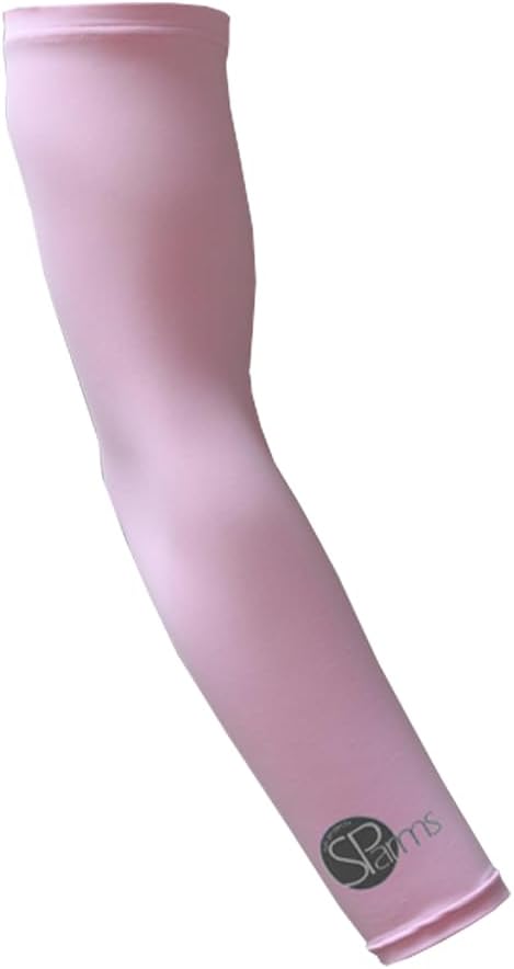 SParms Premium Sun Protection Arm Sleeves (Pink, XXL)
