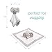 Pearhead Elephant Baby Lovey, Soft Security Blanket Snuggle Toy for Newborns & Toddlers, Plush Elephant Comfort Blanket, Gender-Neutral Easter & Spring Baby Gift