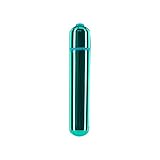 Pure Love 3.5 Inch Vibrating Bullet Teal Color, 3 Speed and Waterproof with Simple One Button Speed Control, Adult Sex Toy