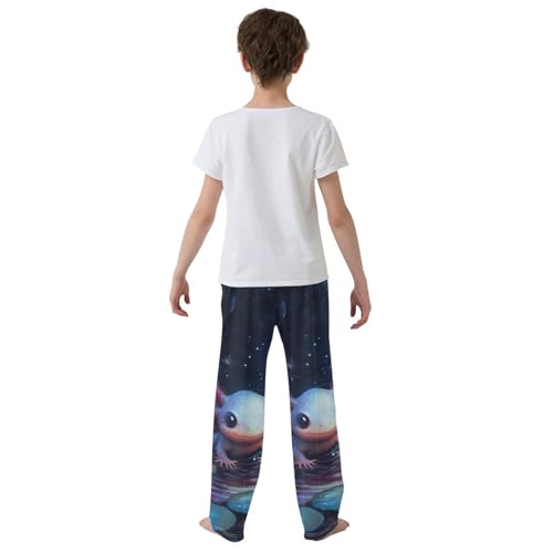 Cute Axolotl Lotus Pajama Pants with Pockets 6-8Y 202b68003