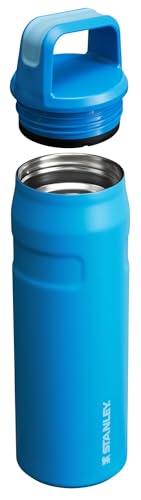 Image of Stanley IceFlow Cap and Carry Water Bottle | Wide Mouth Twist Lid | Lightweight & Leakproof for Travel & Sports | Insulated Stainless Steel | BPA-Free