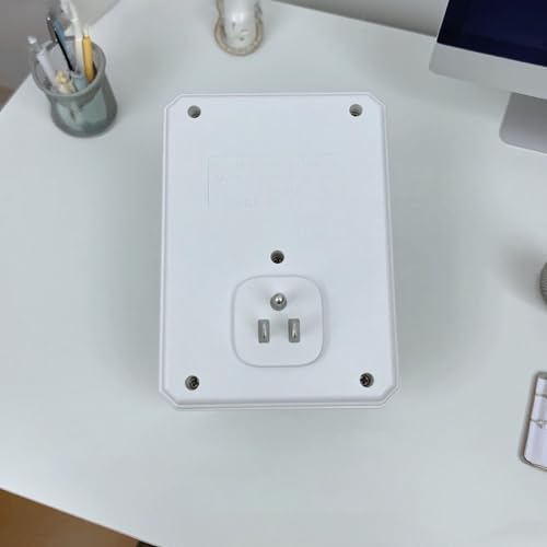 Extensor de corriente de 6 salidas que ahorra espacio con USB 7
