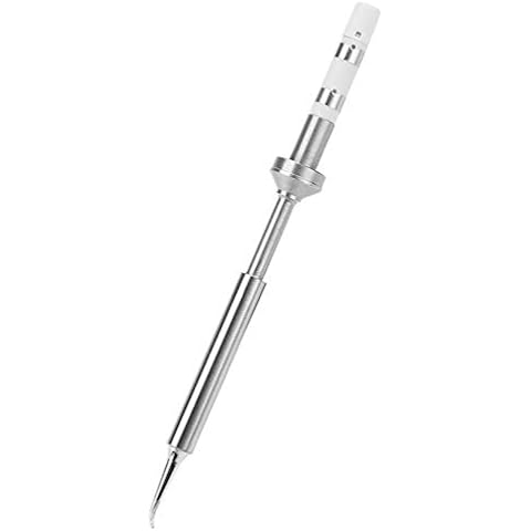 Electric Soldering Iron Tip, Stainless Steel Soldering Iron Tip Replacement, Good Heating Performance Pen Type for(TS100-JL02) Cover