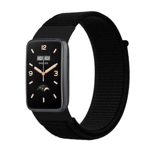 GoodZwetch Armband Kompatibel mit Xiaomi Mi Smart Band 7 Pro Verstellbares Uhrenarmband Weiches Nylon Ersatzarmband für Damen Herren