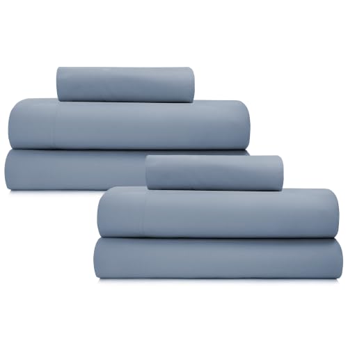 California Design Den 2 Pack Organic Cotton Extra Long Twin Sheets Set