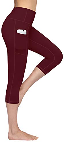 Image of Fengbay High Waist Yoga Pants, Pocket Yoga Pants Tummy Control Workout Running 4 Way Stretch Yoga Leggings