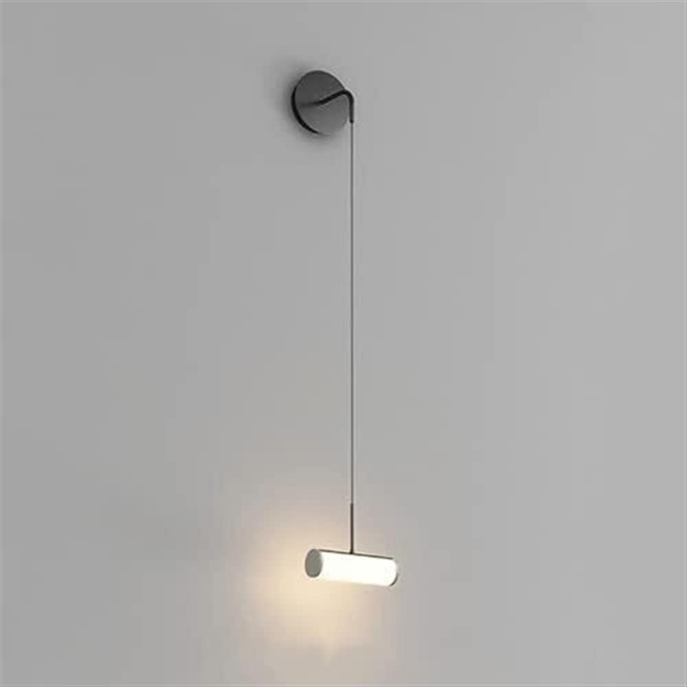 Modern Simple Led Light Spotlight Nordic Led 360° Rotation Restaurant Hanging Ceiling Light Fixture Adjustable Hanging Chandelier Kitchen Island Dining Room Foyer Wall(Light/Wall Light/Light Color
