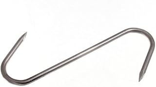 One Stop DIY 2 x BUTCHERS POINTED S HOOK 6 INCH 150MM HEAVY DUTY BZP STEEL NEW