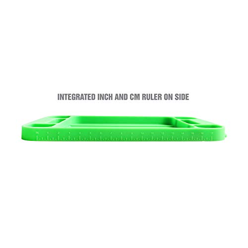 Bandejas de silicona resistente al aceite con compartimentos redondos OEMTOOLS 22417 8
