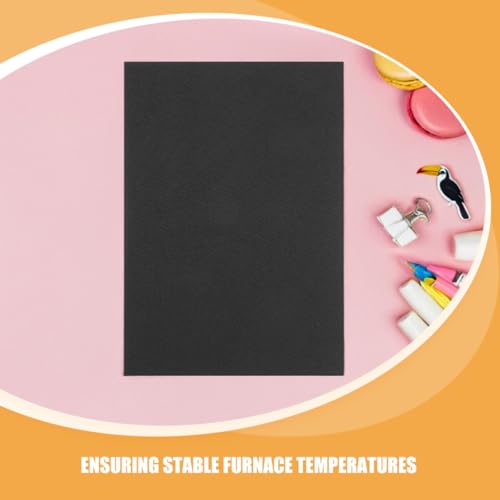 Fieltro de carbono de grafito Operitacx manta aislante ignífuga para hornos de vacío 8