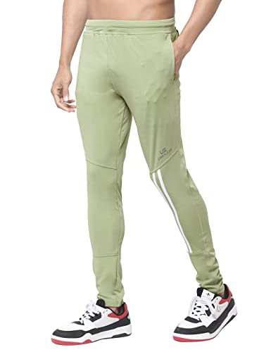 Image of UZARUS Men's Stretchable Joggers Track Pants for Gym, Yoga, Workout and Casual Wear with Towel Holder Loop