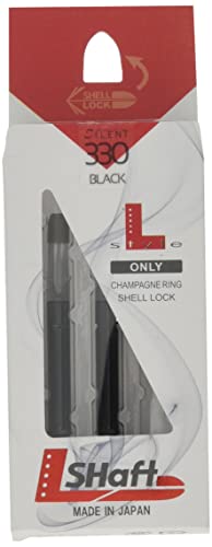 Tige fléchette L-Shaft Silent Raides Noir 330 rotative et rigide