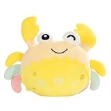 Jouets de dessin animé : le joli design de crabe plaira aux enfants comme aux adultes, idéal comme animalier de dessin animé