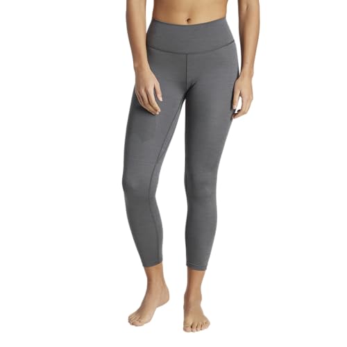 adidas Women's All Me 7/8 Training Leggings, Dark Grey Heather