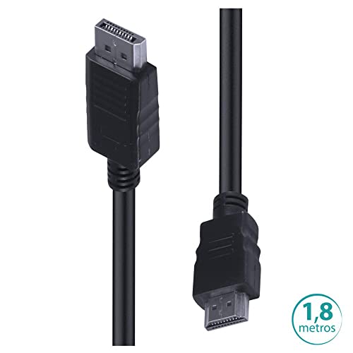 CABO DISPLAYPORT PARA HDMI 1.4V 1.8M HDP18 – VINIK