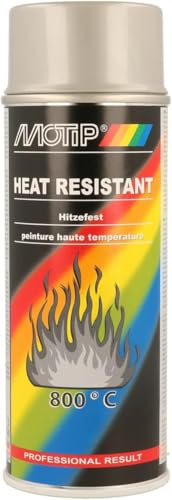 MOTIP - Peinture Alu - MT4032 - Résitant À La Chaleur & À L'Essence - Excellente Adhérence - Haute Qualité - 400ml, Argent