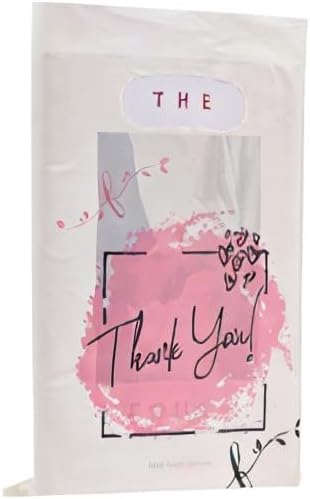 Miniatura 6 de ysmile Gracias Bolsa de compras de plástico con asa Bolsa de mercancía de plástico troquelado de polietileno para pequeñas empresas minoristas