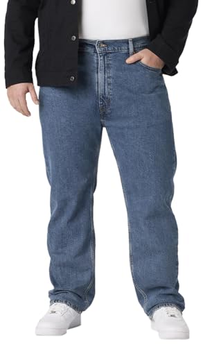 Levi Strauss Signature Gold Men's Regular Fit Flex Jeans, Medium Indigo, 36x30