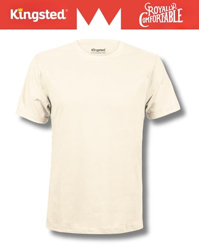 Image of Kingsted T-Shirts for Men Pack - Royally Comfortable - Super Soft Premium Fabric - Well-Crafted Classic Tee