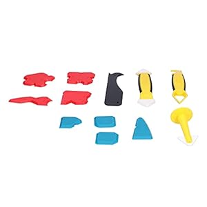 Lijmschop, afwerkgereedschap Vervangende siliconen schraperplaat Vloer voor breeuwen voor afdichten voor repareren van gaten voor het verwijderen van lijmresten