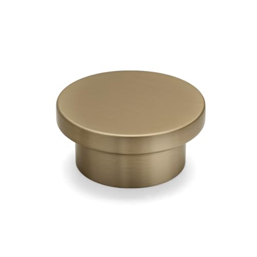 Goldenwarm 4 pomos de armario color dorado champán, pomos de armario vintage para armarios de cama, armarios vintage, botones de cajón de aleación de zinc