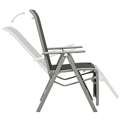 Chaise inclinable d'extérieur ergonomique et durable pour jardin