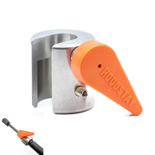 HoodStay Lift Support Hood Shocks Strut Clamp - Made in U.S.A. - Keep Car Hood, Liftgate, Canopy, Trunk Open Safely and Securely with up to 12mm (15/32