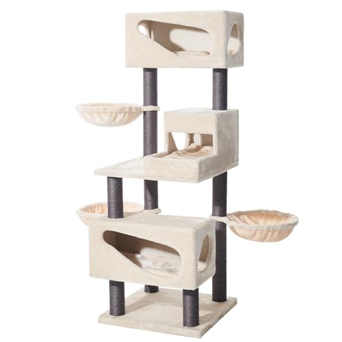 Nobby 63795-92 Corlu Arbre à Chat Crème 60 x 60 x 171 cm