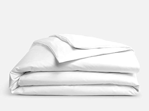 Image of Duvet Cover Set Single Size Bed (60x92 Inch) 1 Duvet Cover + 2 Pillow Covers with Zipper 400 TC Microfiber Luxurious Quilt, Comforter, Rajai, Dohar Blanket Cover (White)