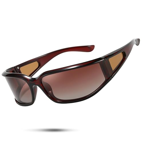 SODQW Polarized Wrap Around Sunglasses for Women Running Cycling Sports Sun Glasses Trendy 2025 Shades