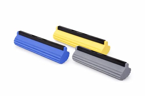 Image of Sponge Mop Head Refill Super Absorbent and PVA Foam Rubber Roller Foldable Sponge Foam Mop Replacement for Home Kitchen Floor Cleaning (Multicolor)(1 pcs)