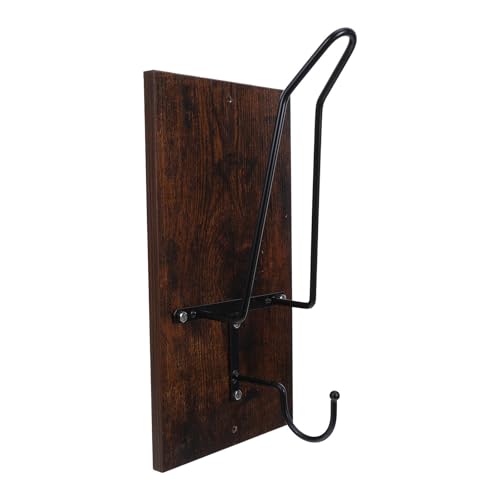 Soporte de cascos para moto en garaje diseño funcional de pared mixta 2