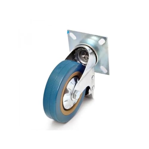 Roulette universelle 4 pouces PVC pour réparer chariot bloqué - 3