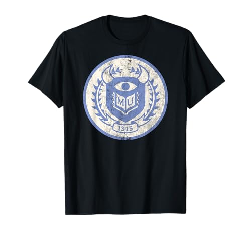 T-shirt Monsters University Disney pour femme en taille S gris chiné